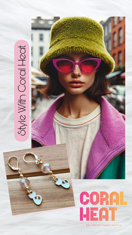 Style With...Pink Purr-sion Earrings