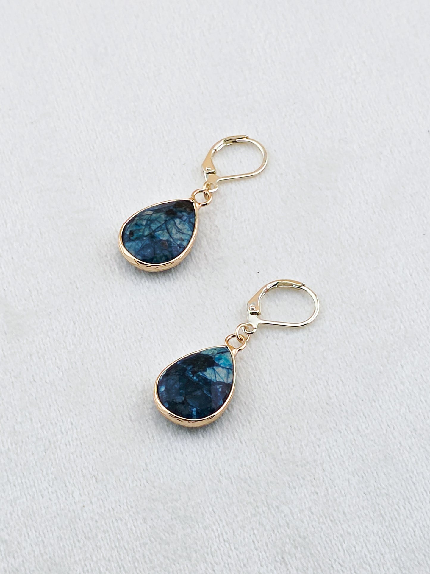 Gold-Filled Apatite Teardrop Earrings