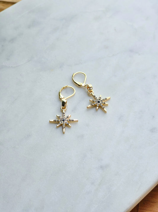 Celestial Sparkle Star Earrings