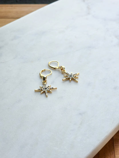 Celestial Sparkle Star Earrings