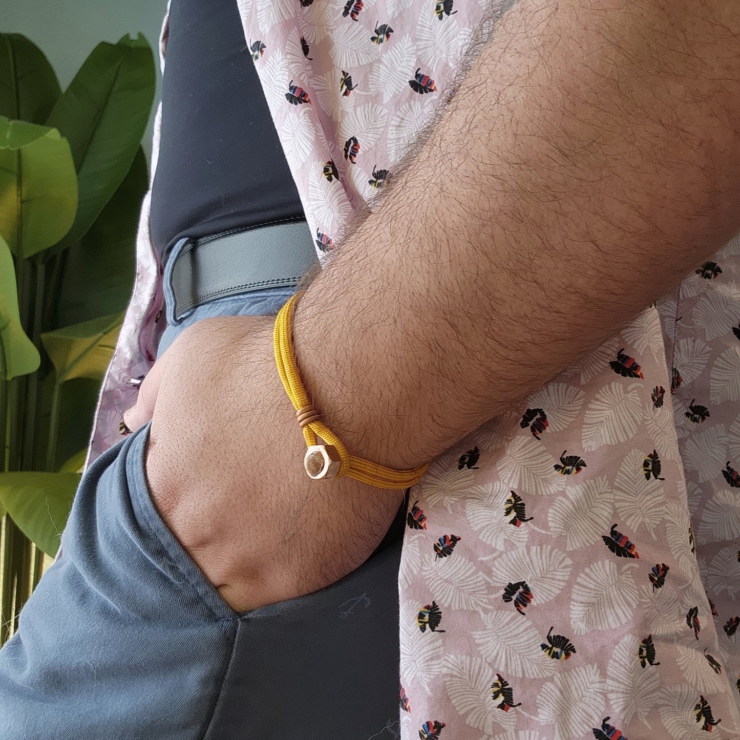 Golden Yellow Fields Paracord Bracelet