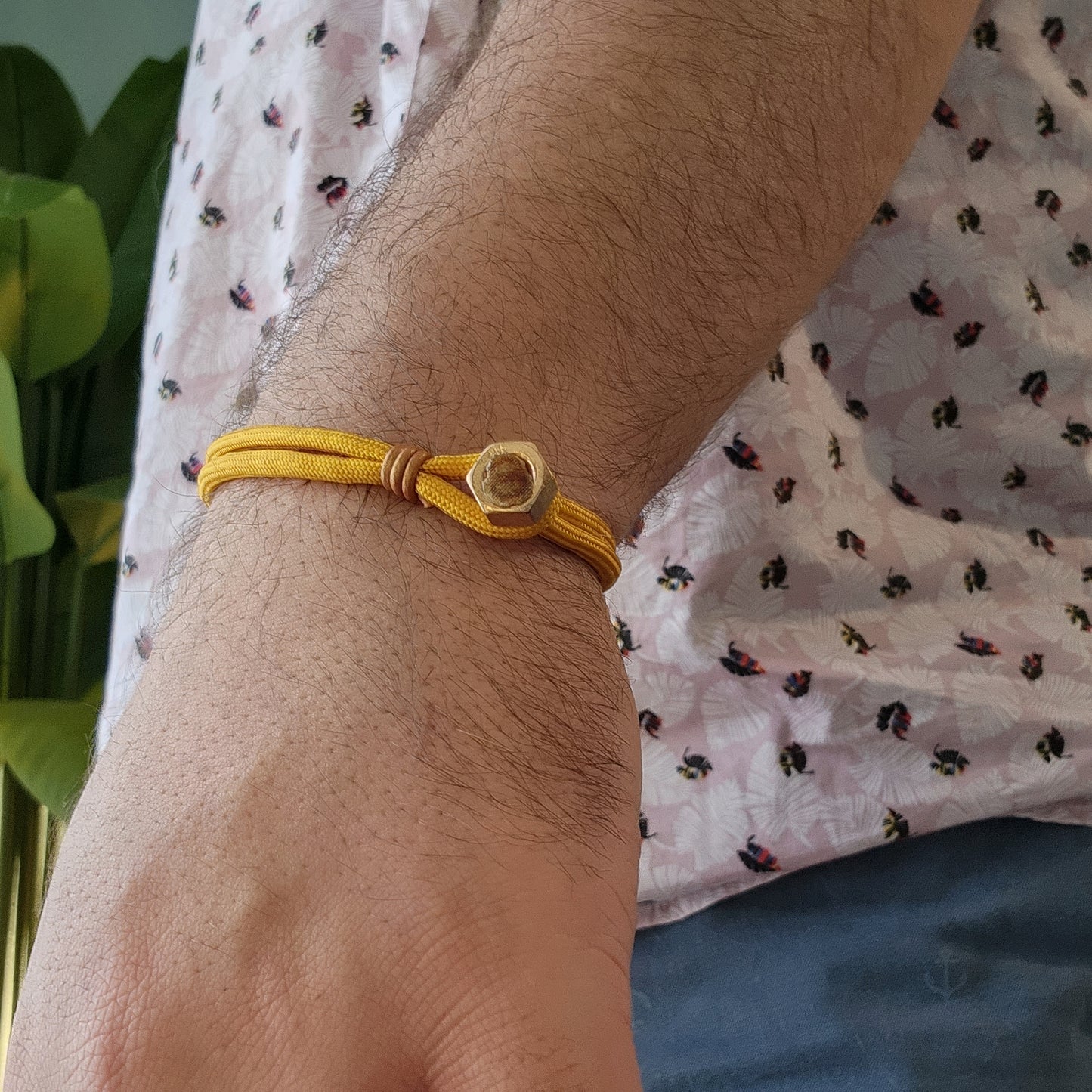 Golden Yellow Fields Paracord Bracelet