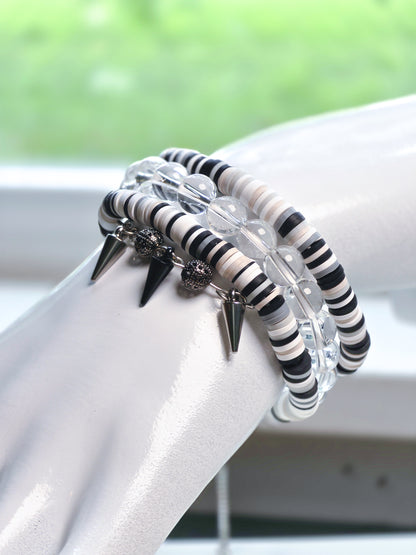 Gothic Glam Bracelet - Edgy Adjustable Elegance