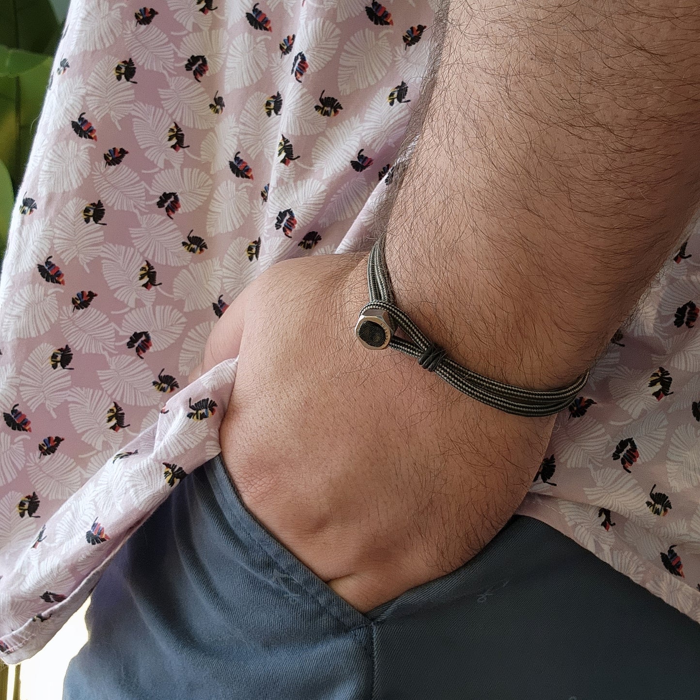 Grey Strike Paracord Bracelet