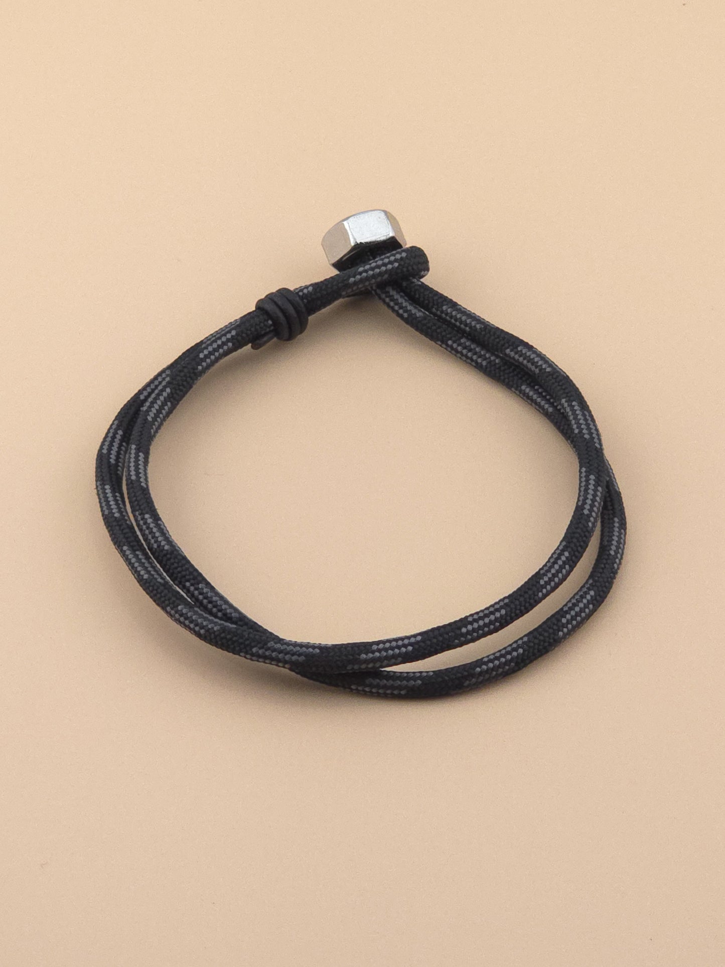 Grey Stripe All Business Paracord Bracelet