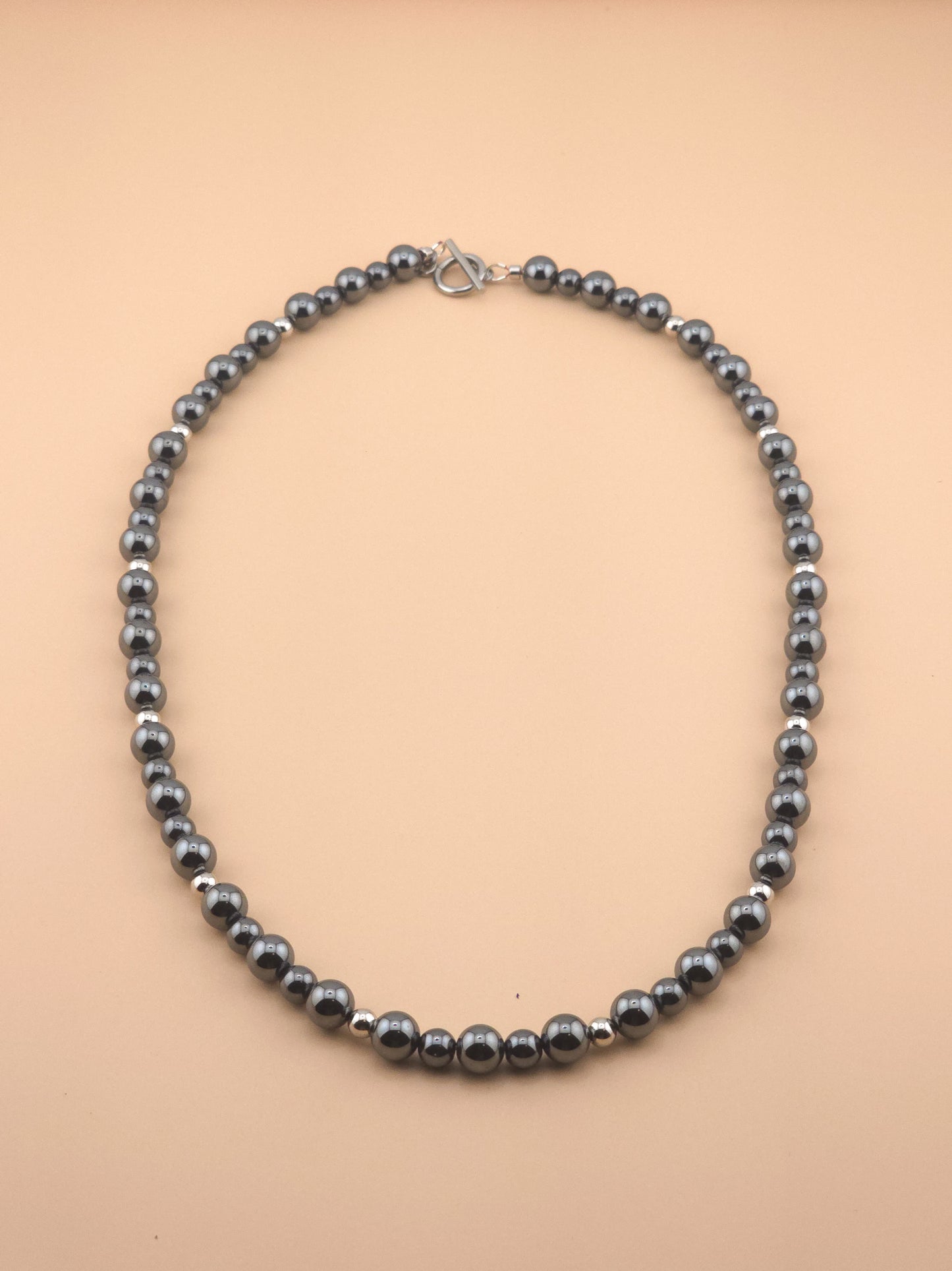 Hematite Stone Toggle Necklace