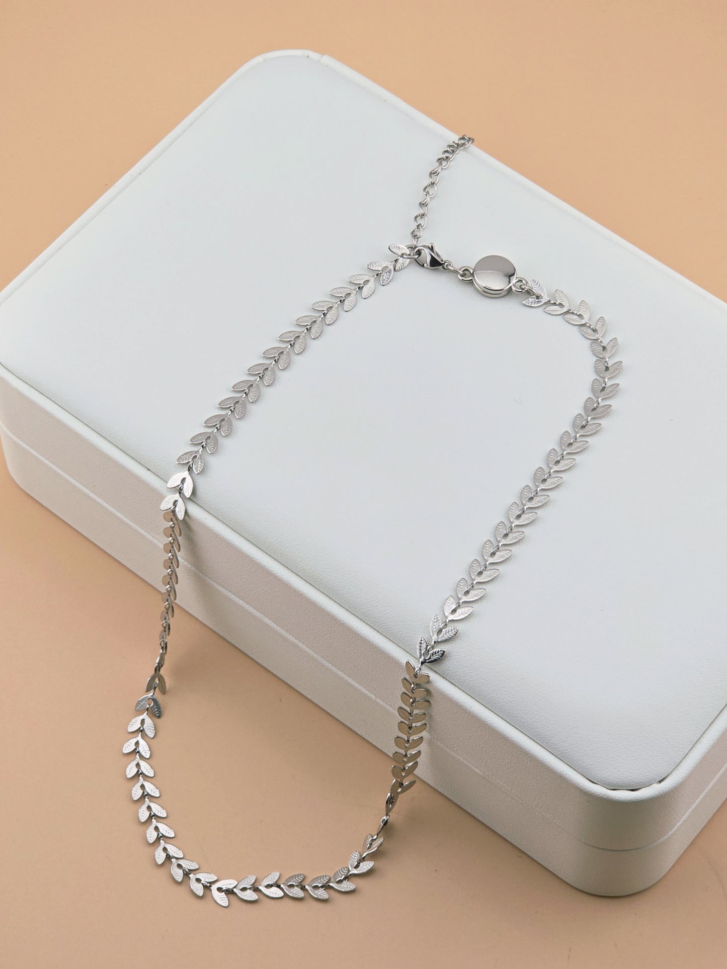 Silver Wing Steel Chain Necklace
