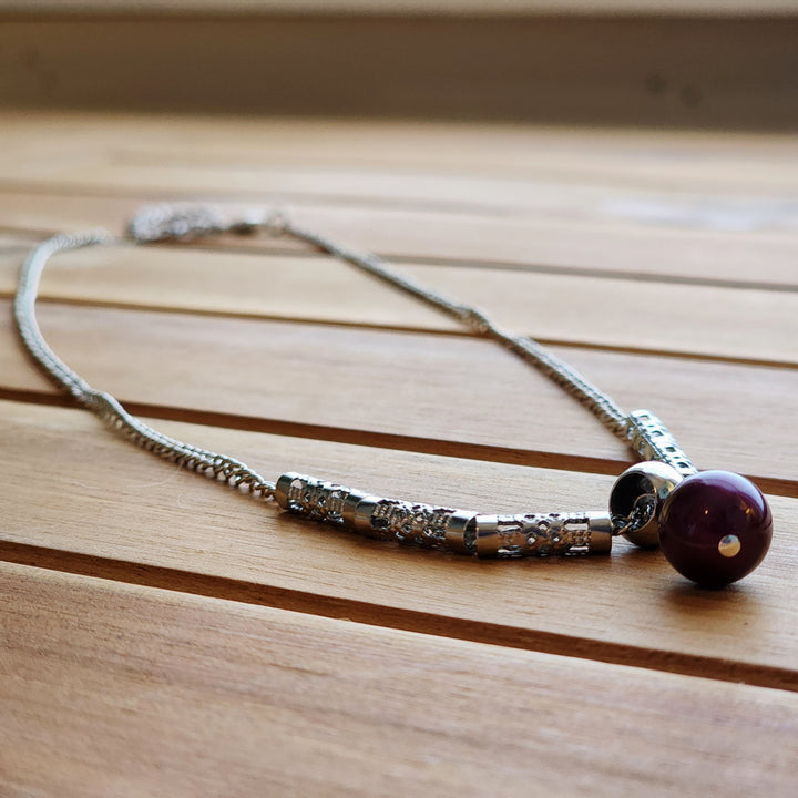 Purple Majesty Crystal Necklace