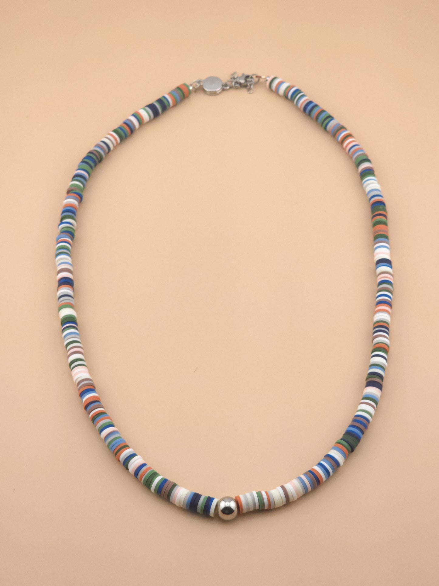 Earth Tone Vinyl Necklace