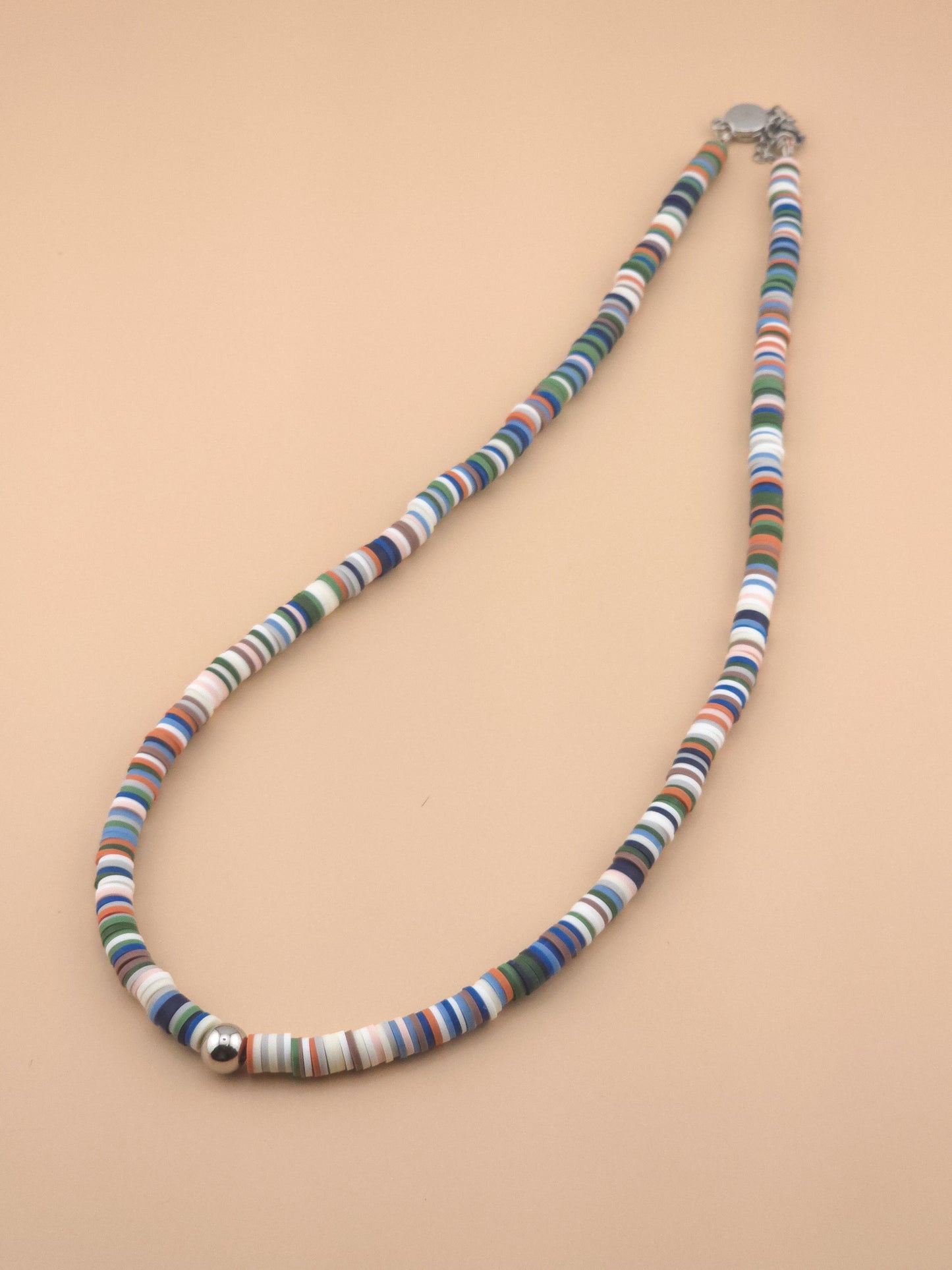 Earth Tone Vinyl Necklace