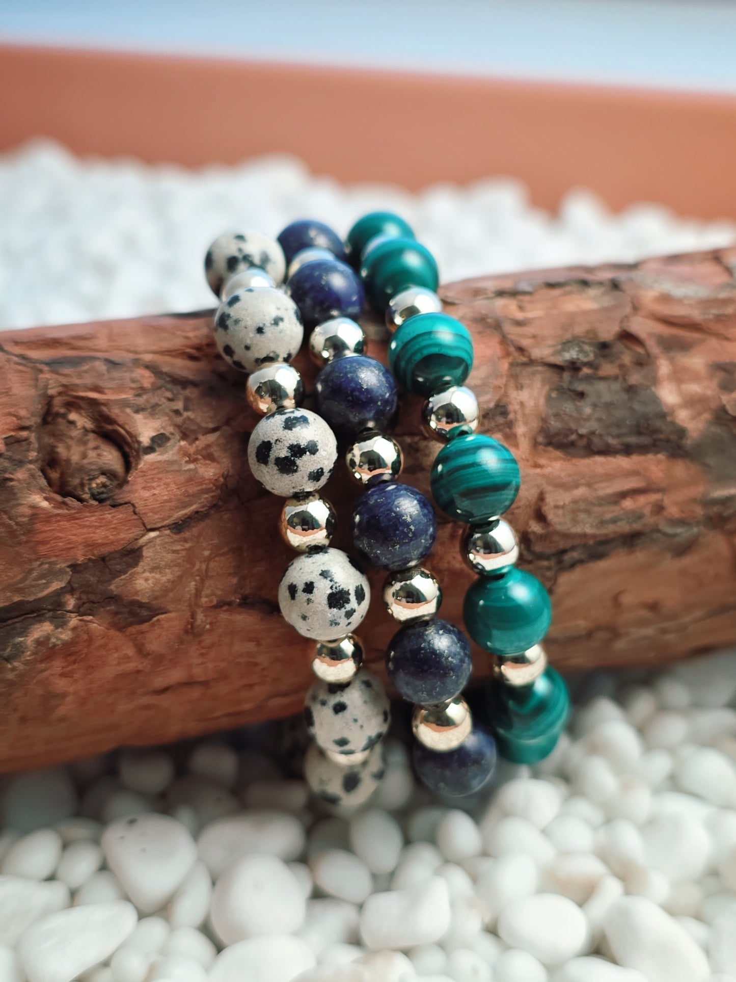 Gold Filled Malachite Classique Bracelet