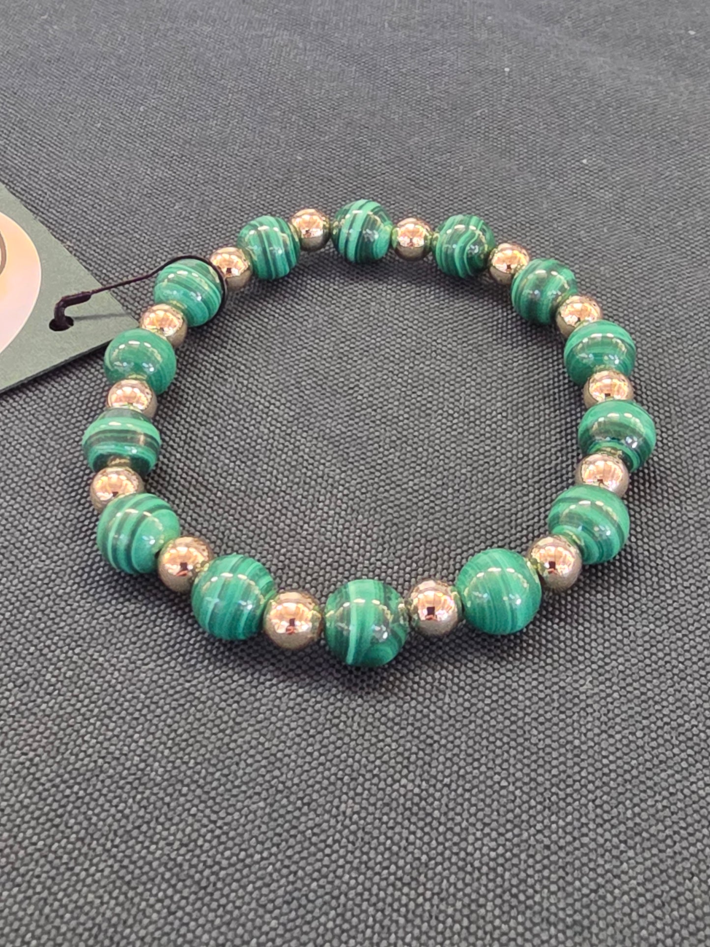 Gold-Filled Malachite Classique Bracelet