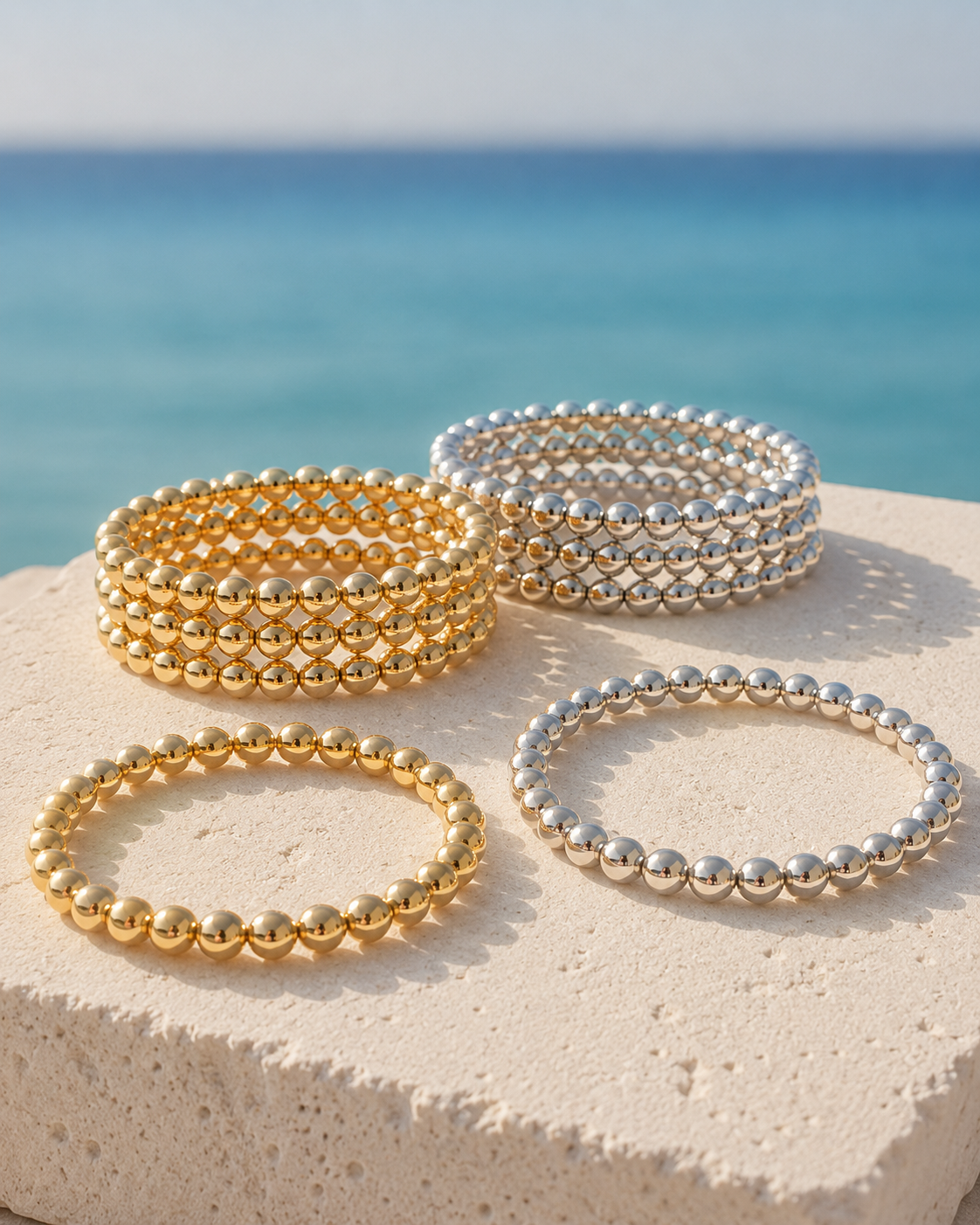 Gold and Silver Filled Stacks