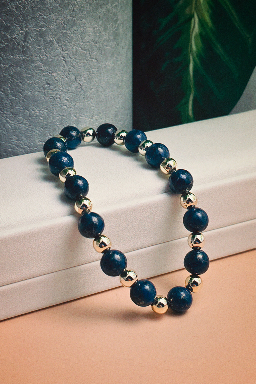 Gold Filled Lapis Lazuli Classique Bracelet