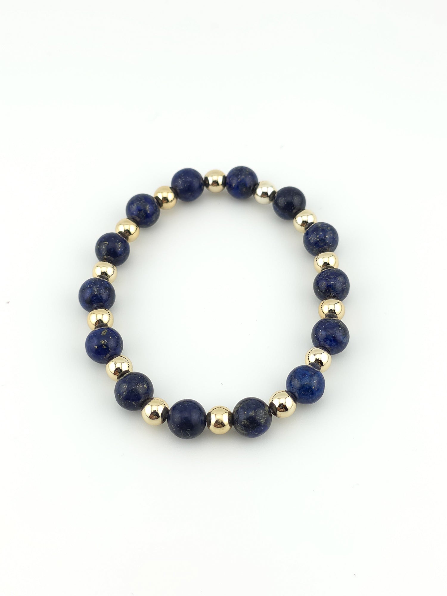 Gold-Filled Lapis Lazuli Classique Bracelet