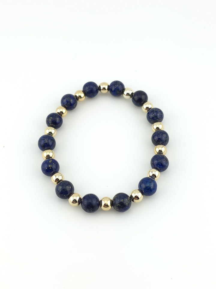 Gold-Filled Lapis Lazuli Classique Bracelet