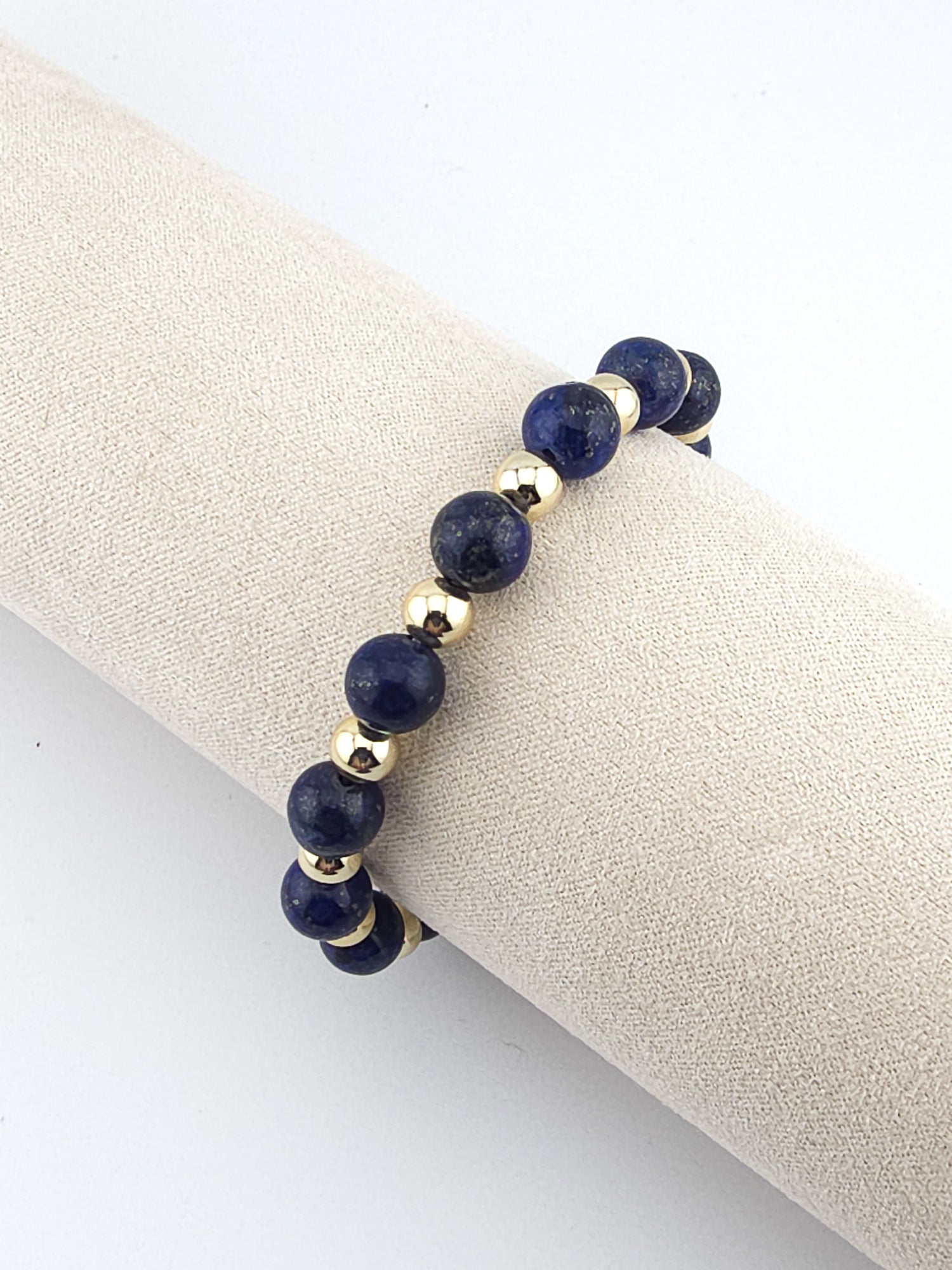 Gold-Filled Lapis Lazuli Classique Bracelet