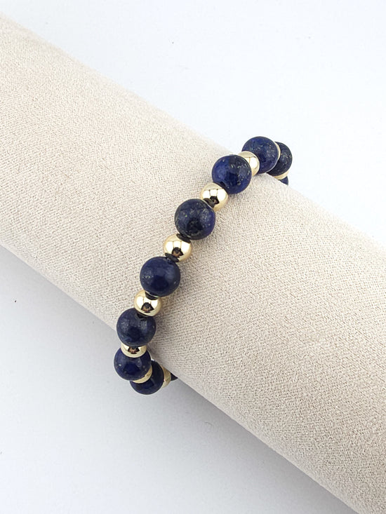 Gold-Filled Lapis Lazuli Classique Bracelet