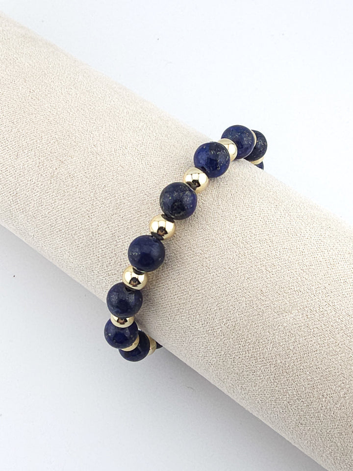 Gold-Filled Lapis Lazuli Classique Bracelet