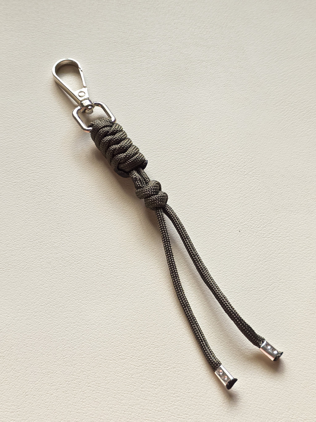 Olive Drab Paracord Bag Charm