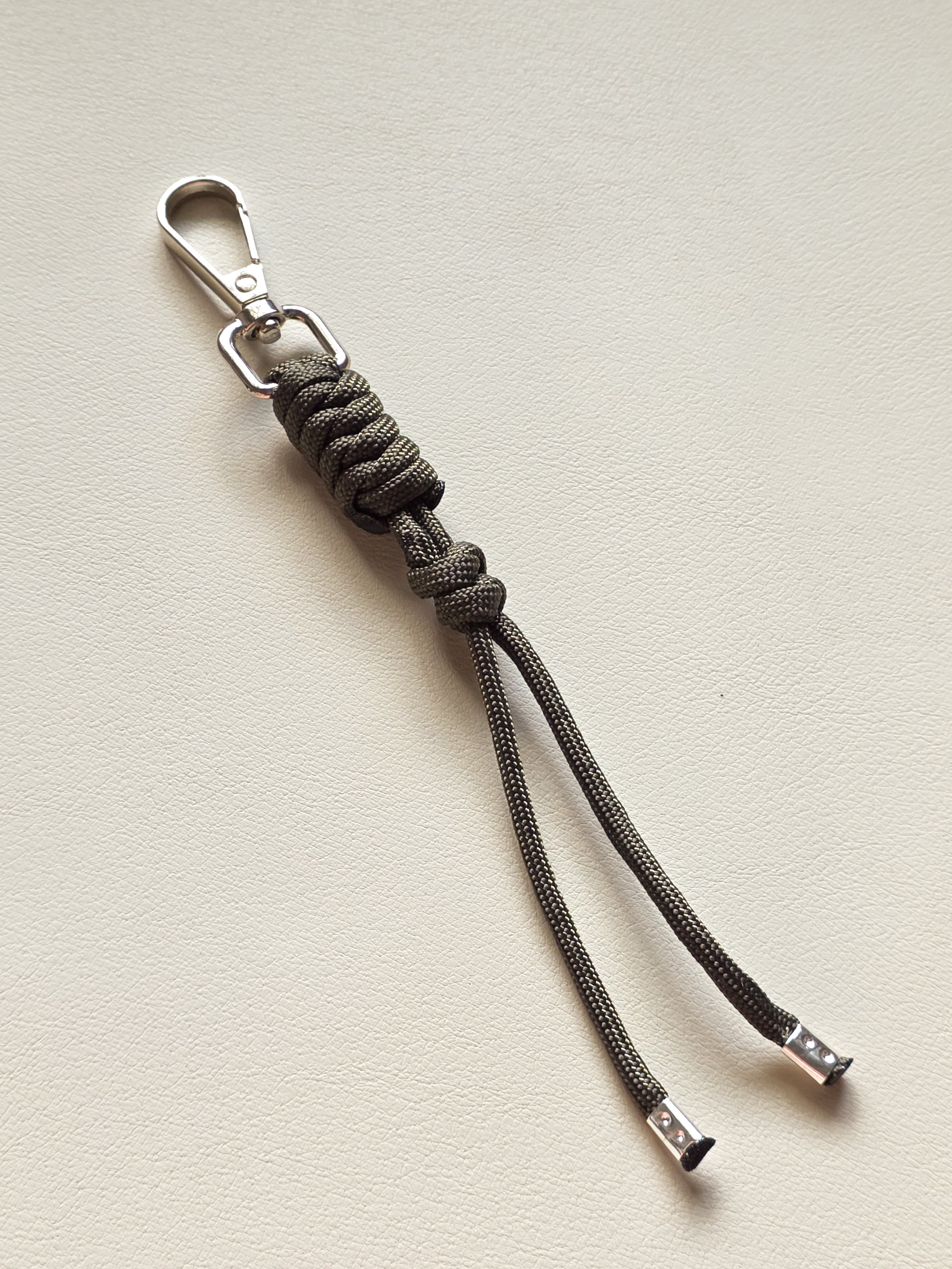 Olive Drab Paracord Bag Charm