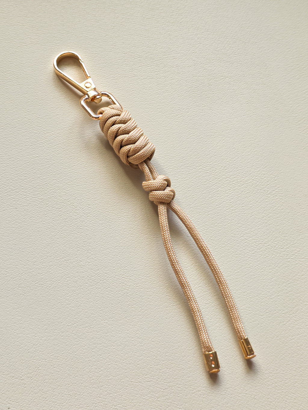 Desert Bronze Paracord Bag Charm