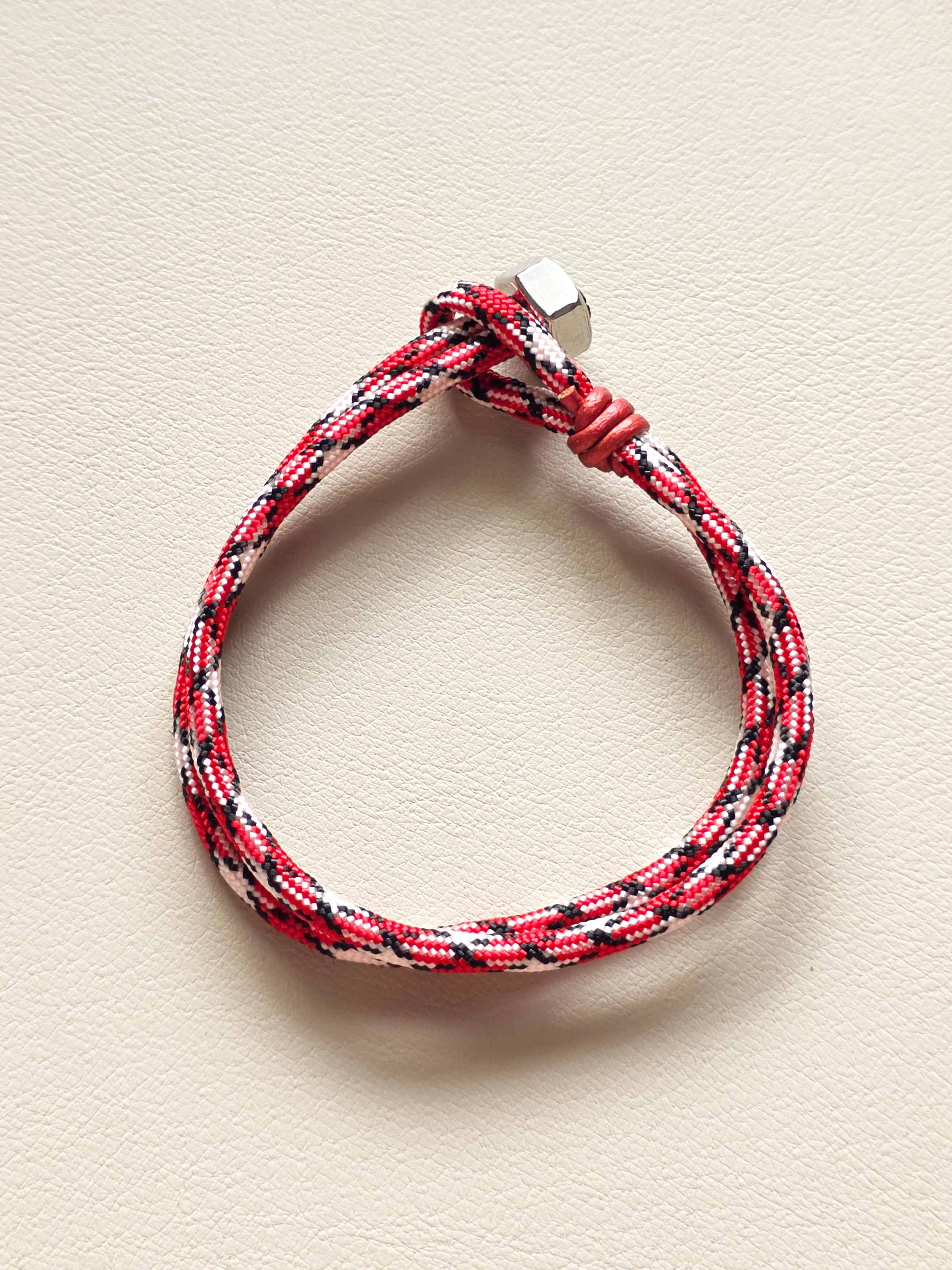 Crimson Coil Men’s Paracord Bracelet