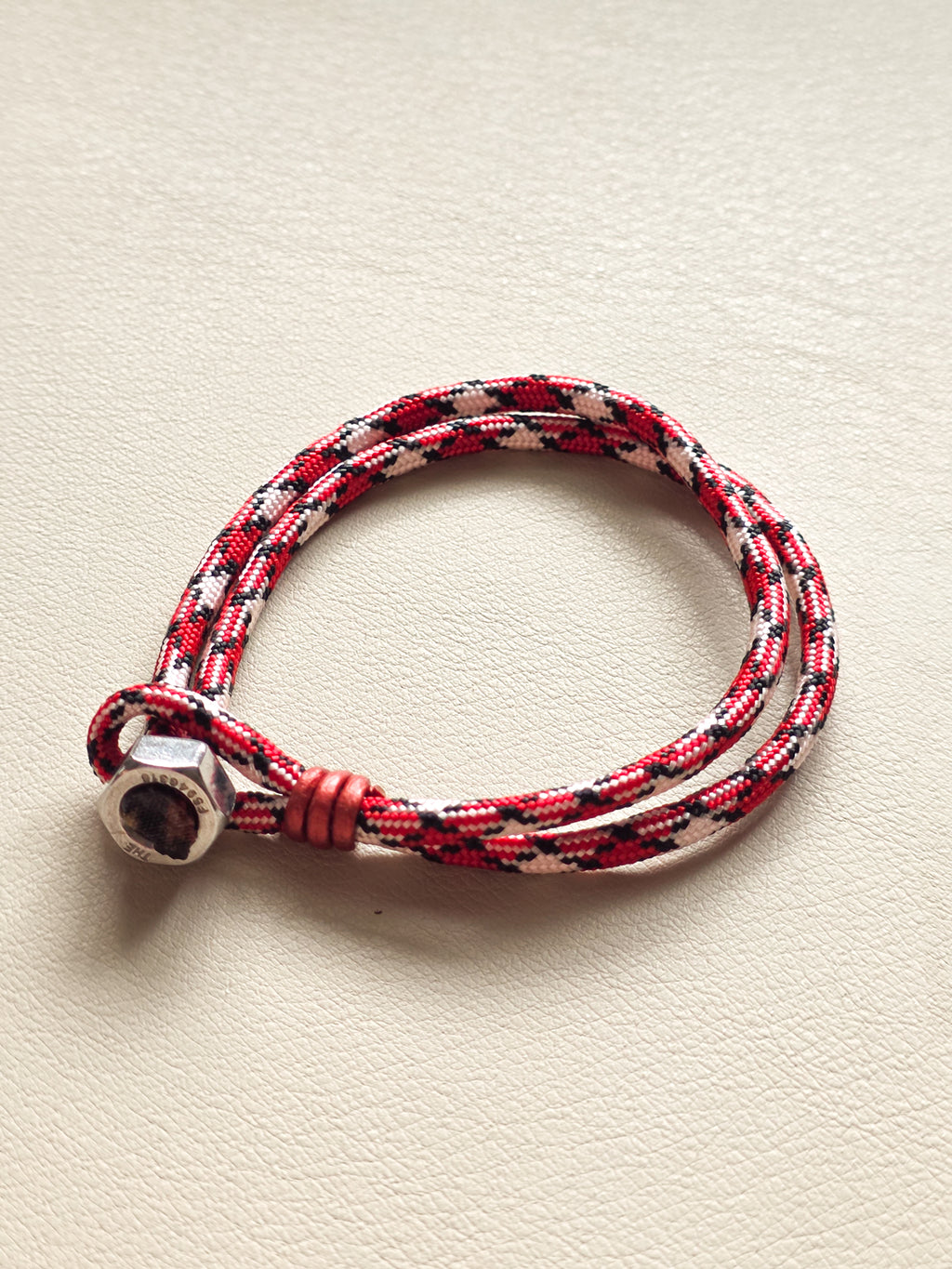 Crimson Coil Men’s Paracord Bracelet