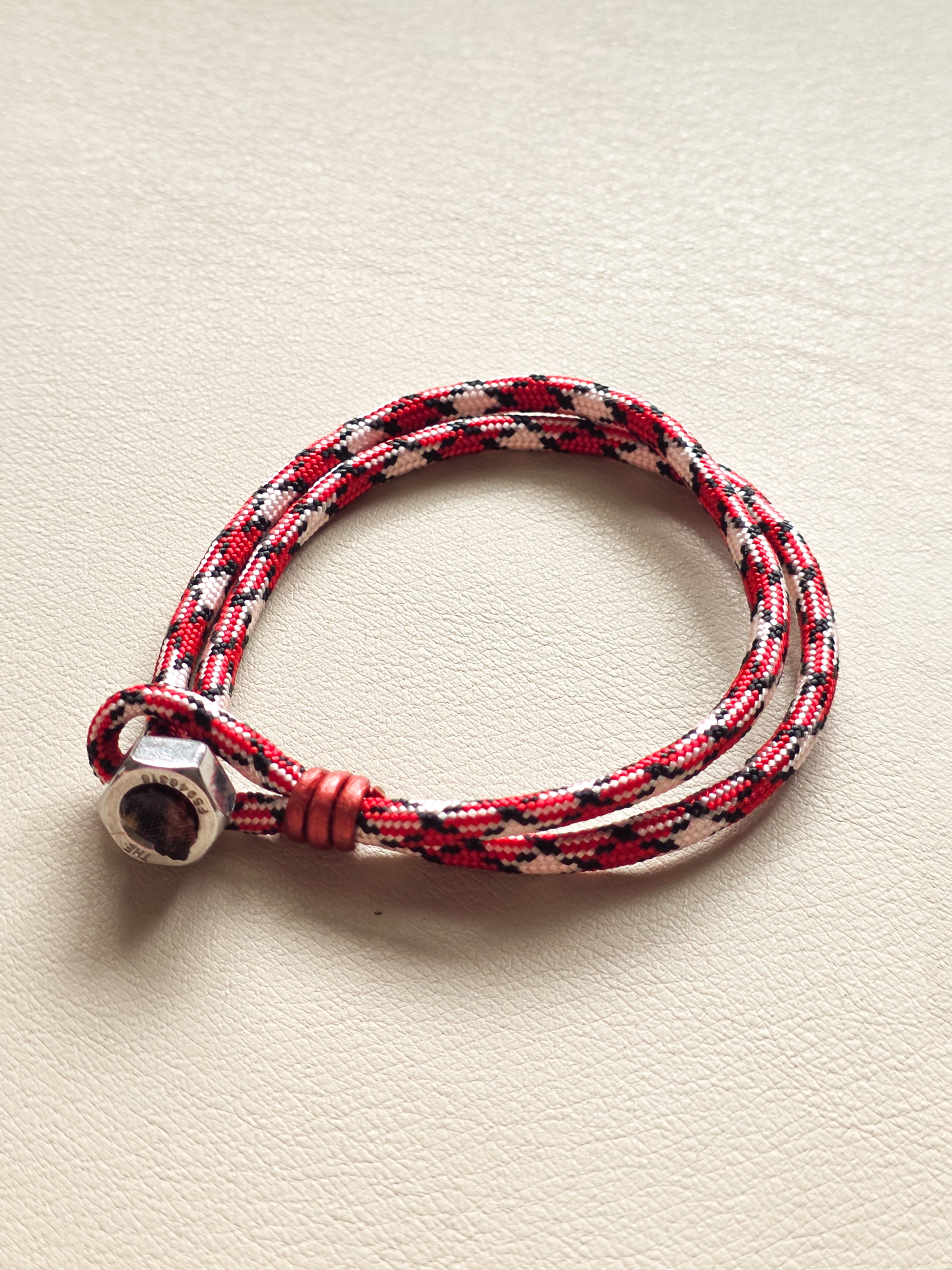 Crimson Coil Men’s Paracord Bracelet