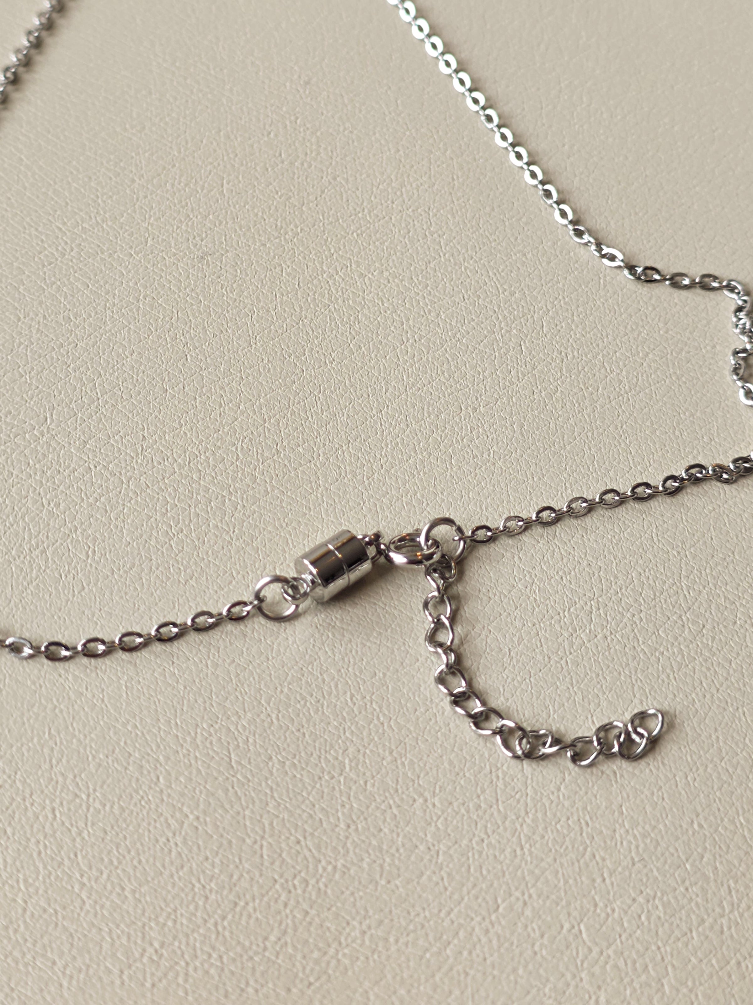 Lapis and Pearl Silver Pendant Necklace