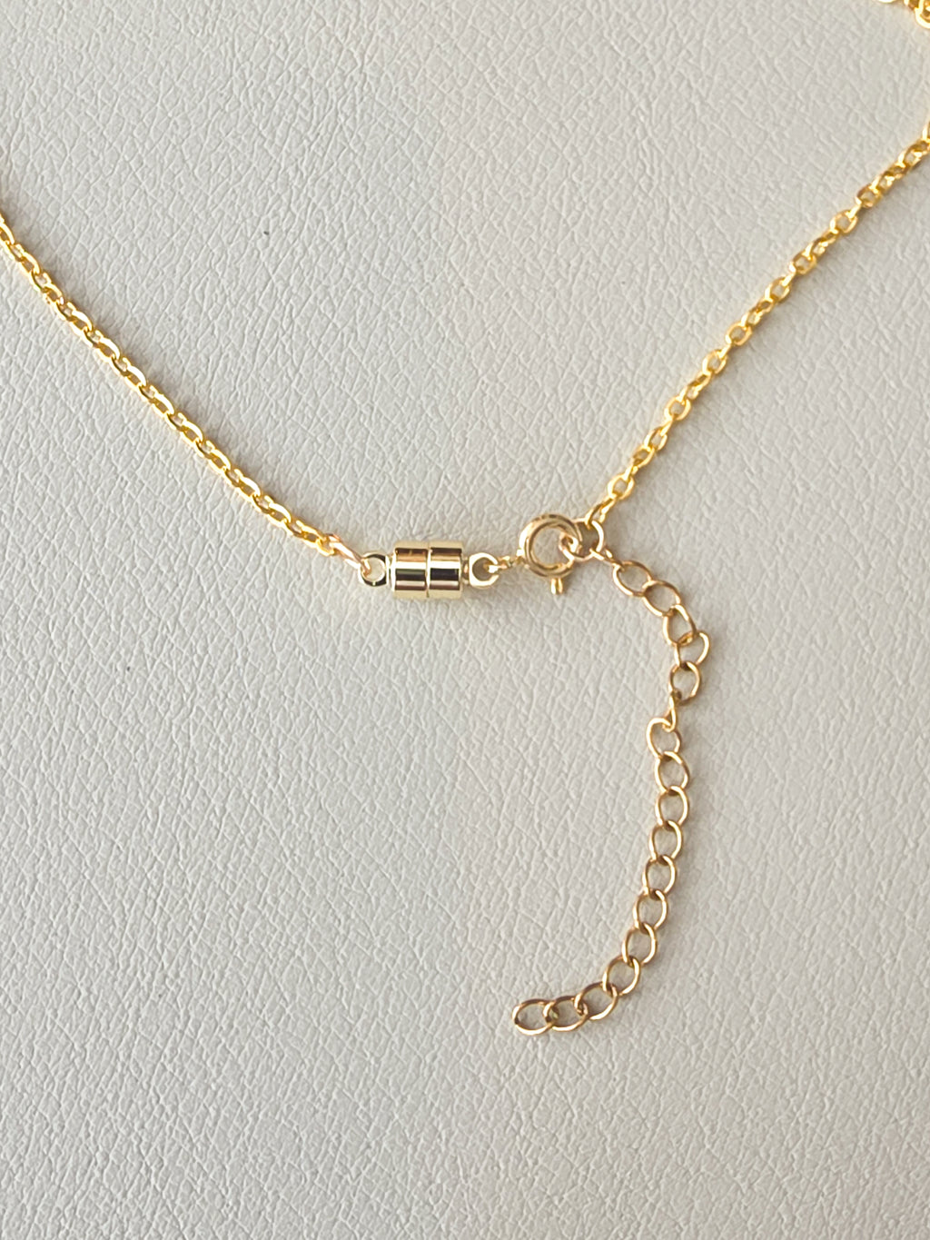 Amazonite Double Stack Pendant Necklace