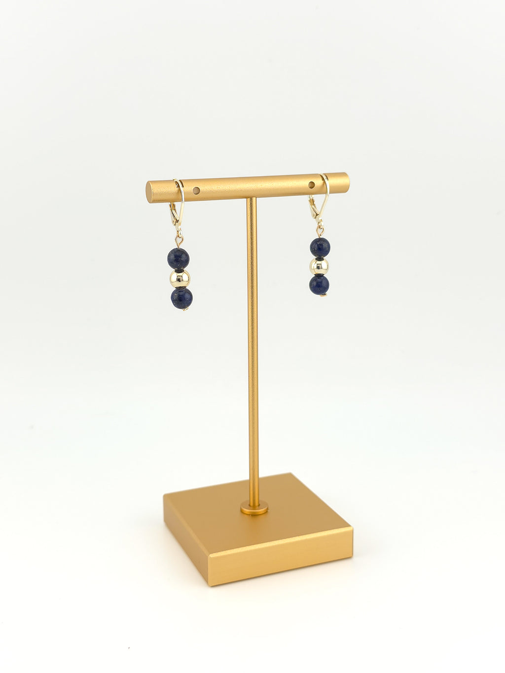 Gold Filled Lapis Lazuli Classique Earrings