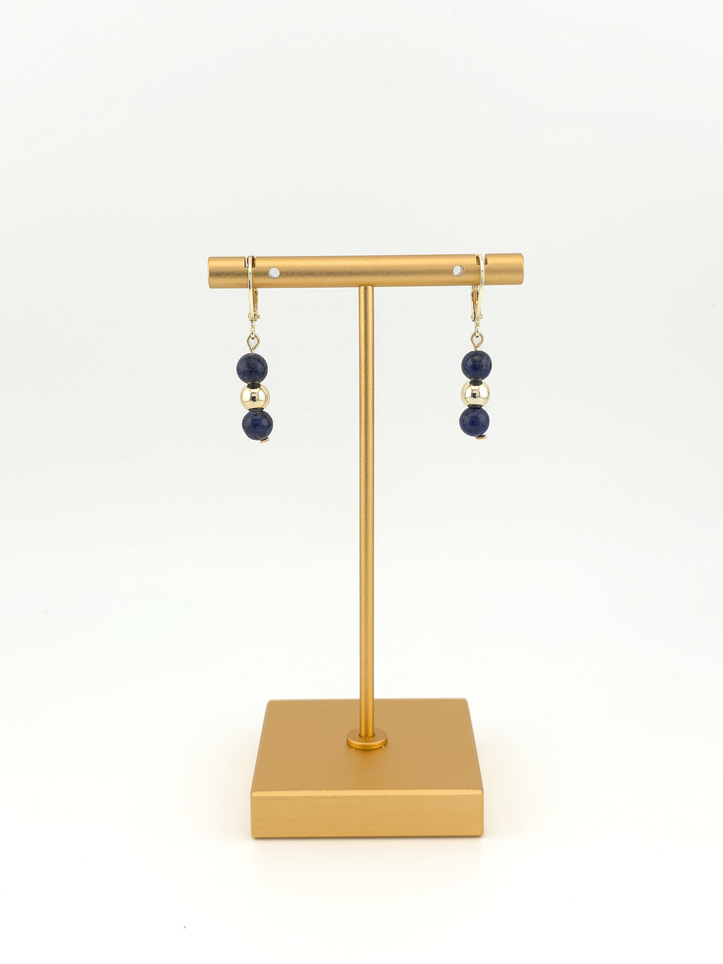 Gold Filled Lapis Lazuli Classique Earrings