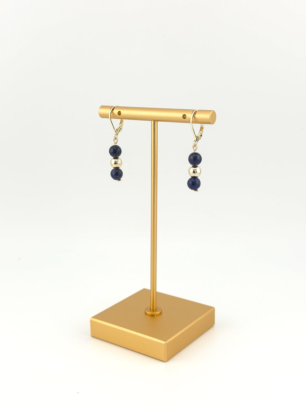 Gold Filled Lapis Lazuli Classique Earrings