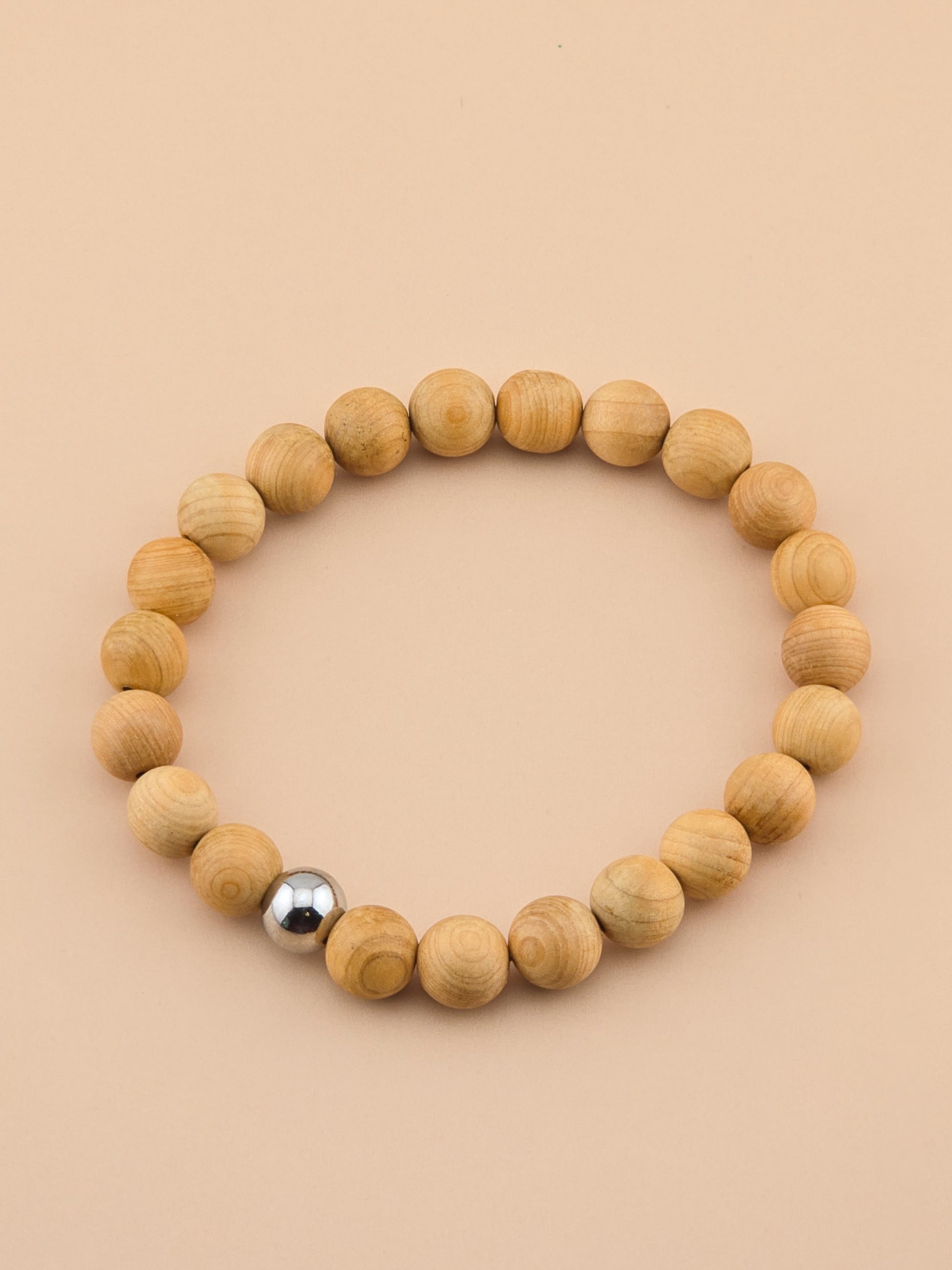 Salt Trail Bracelet - Yew Wood, Stainless Steel