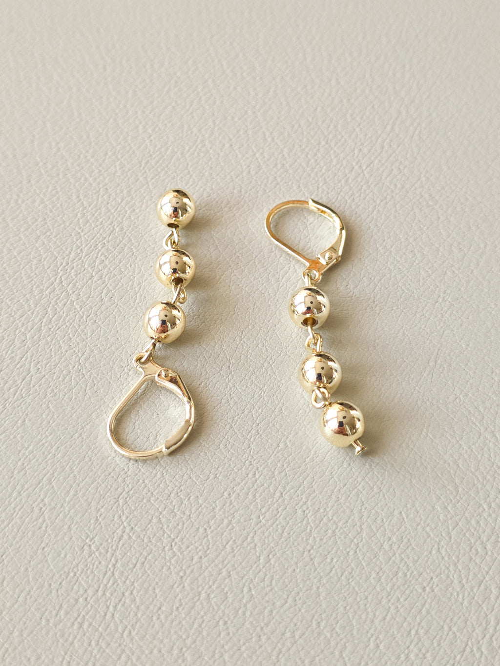 Gold-Filled Beaded Earrings