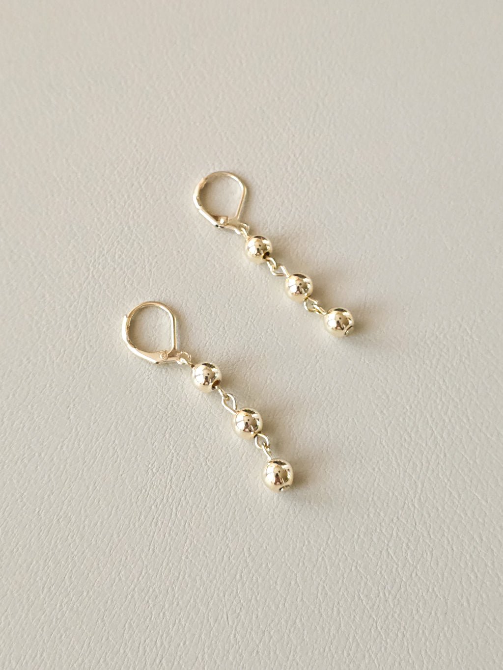 Gold-Filled Beaded Earrings