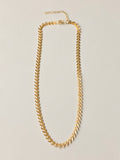 Gold Leaf Chain Necklace