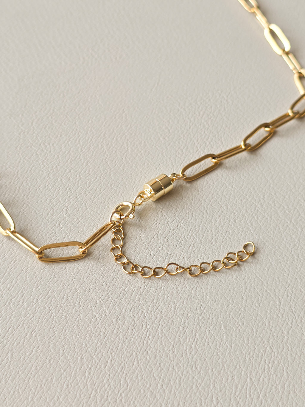 Gold Paperclip Chain Necklace