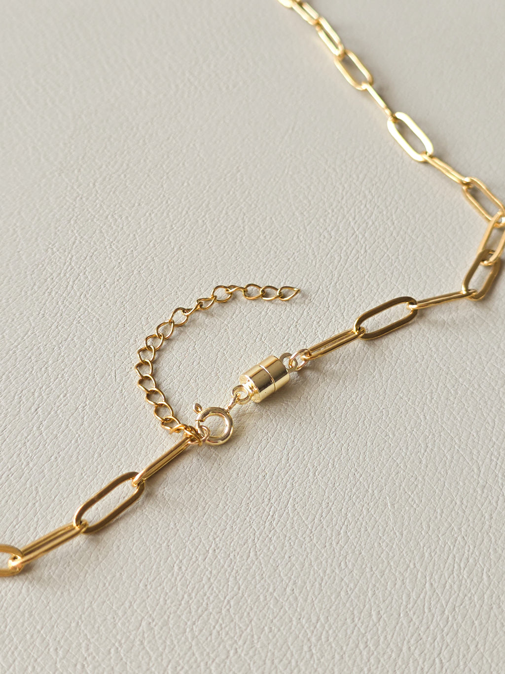 Gold Paperclip Chain Necklace
