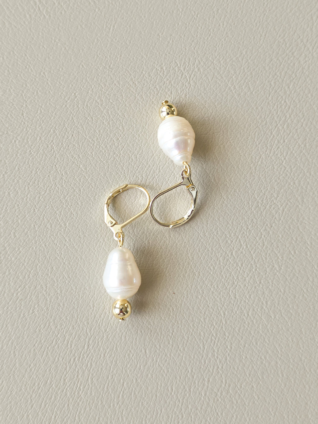 Baroque Freshwater Pearl Drop Earrings