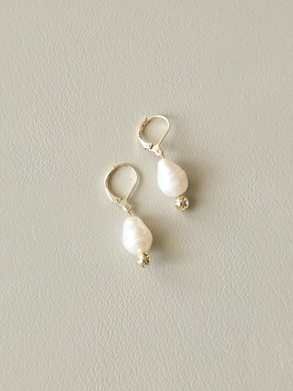 Baroque Freshwater Pearl Drop Earrings
