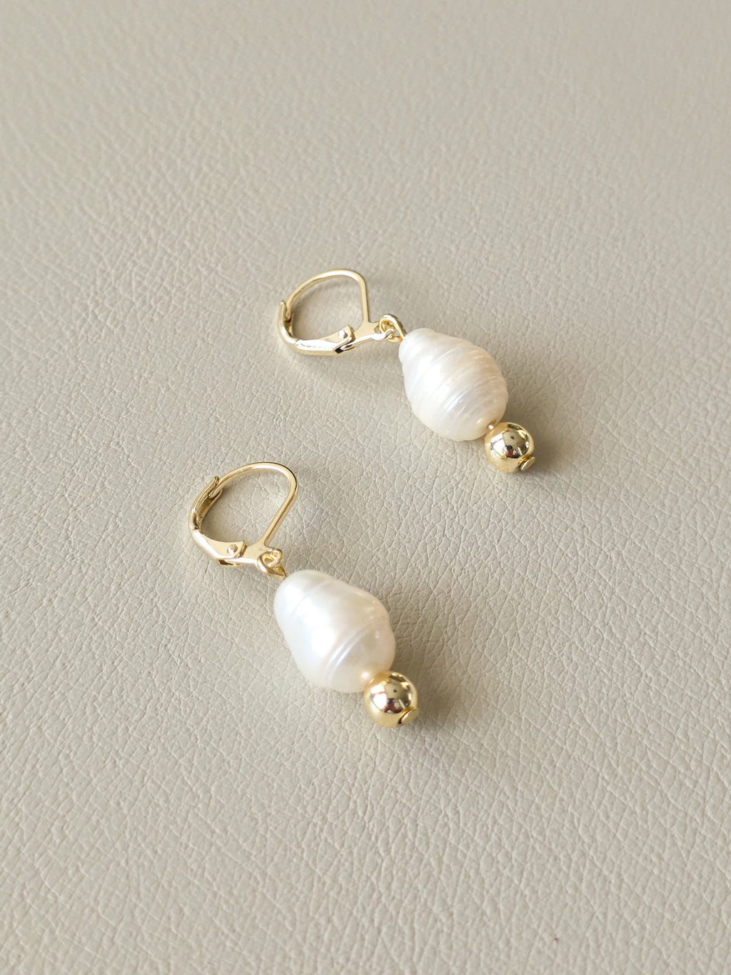 Baroque Freshwater Pearl Drop Earrings