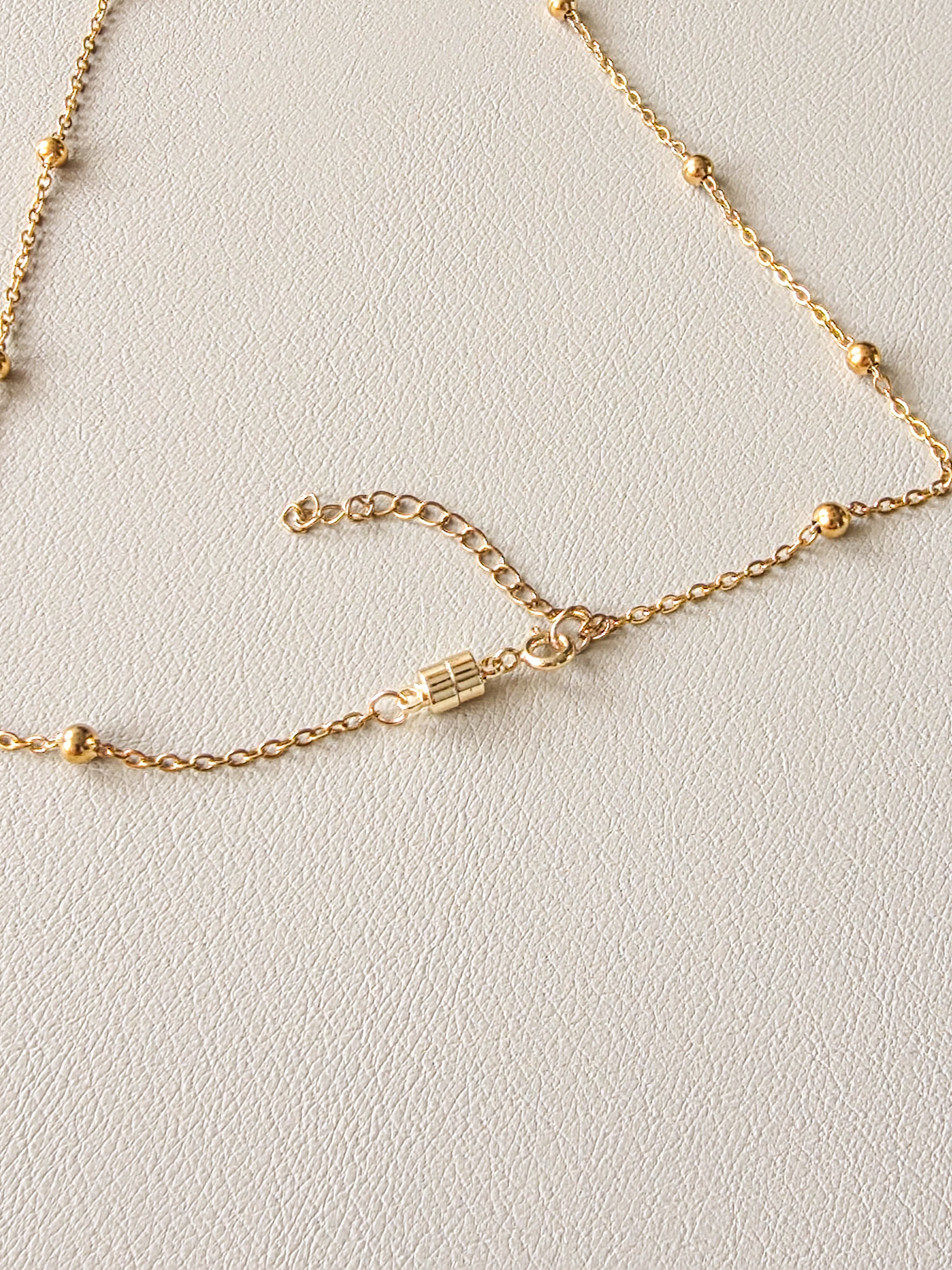 Gold Satellite Chain Necklace