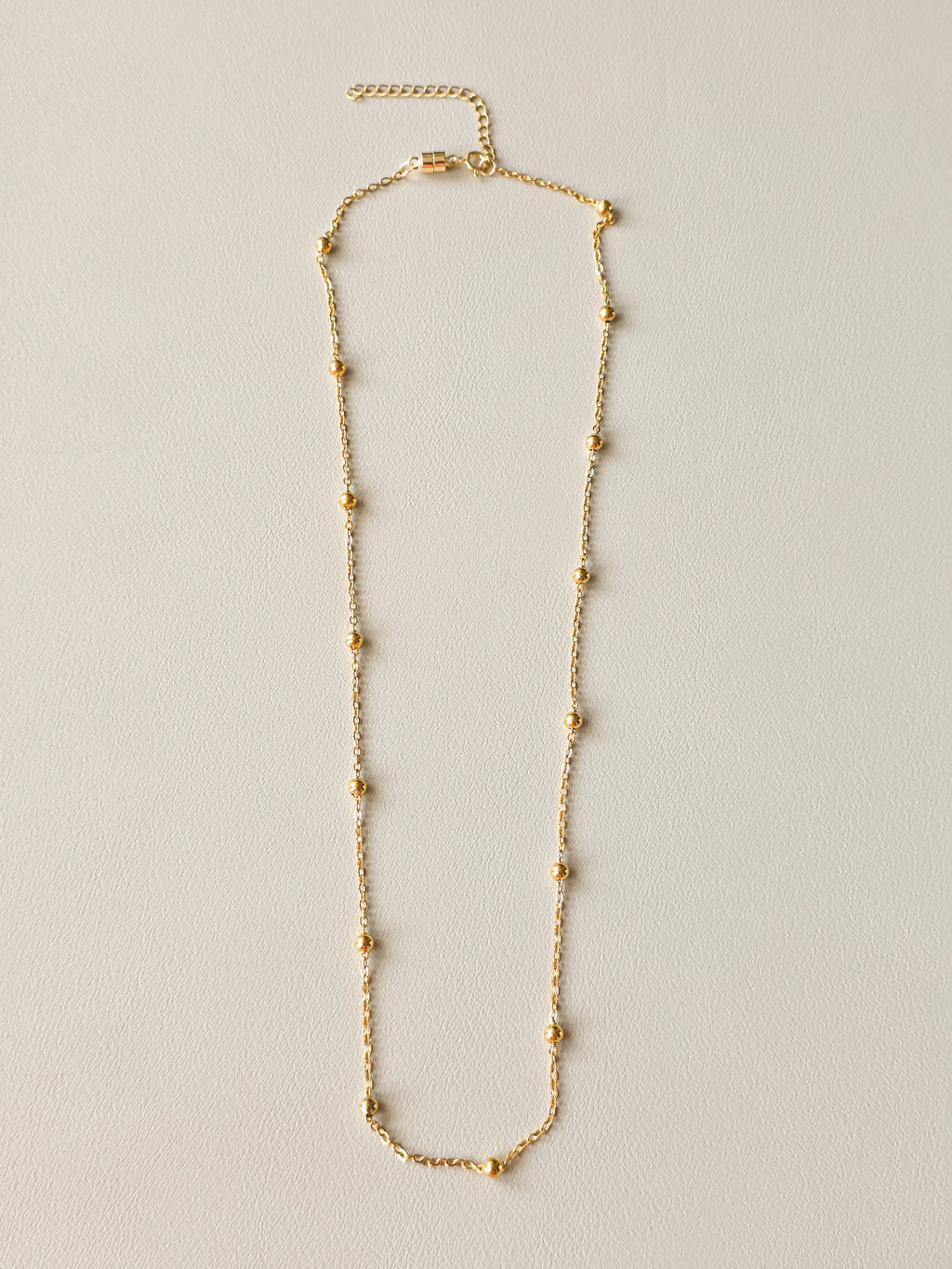 Gold Satellite Chain Necklace