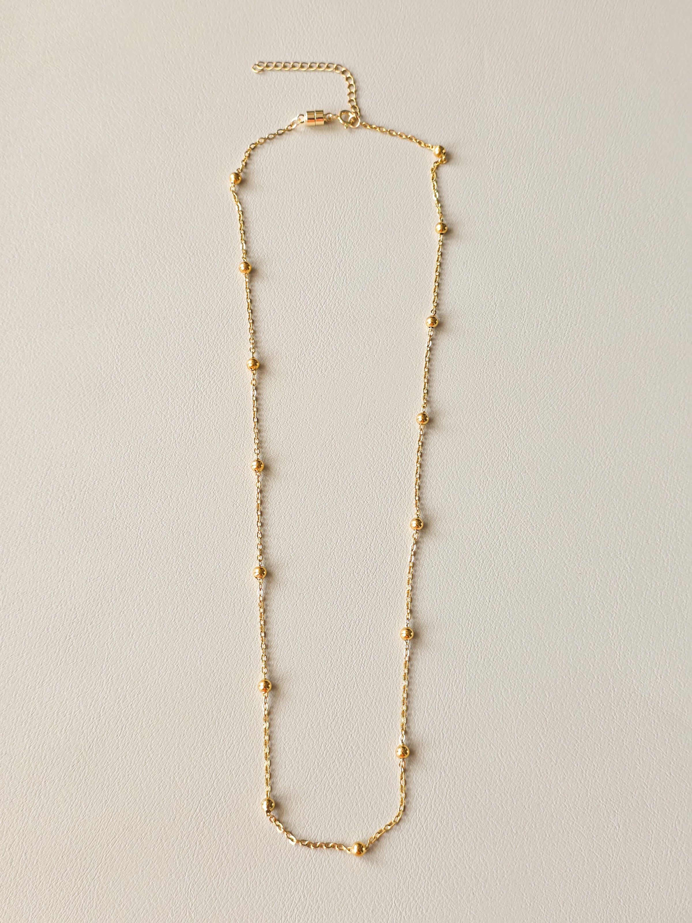 Gold Satellite Chain Necklace