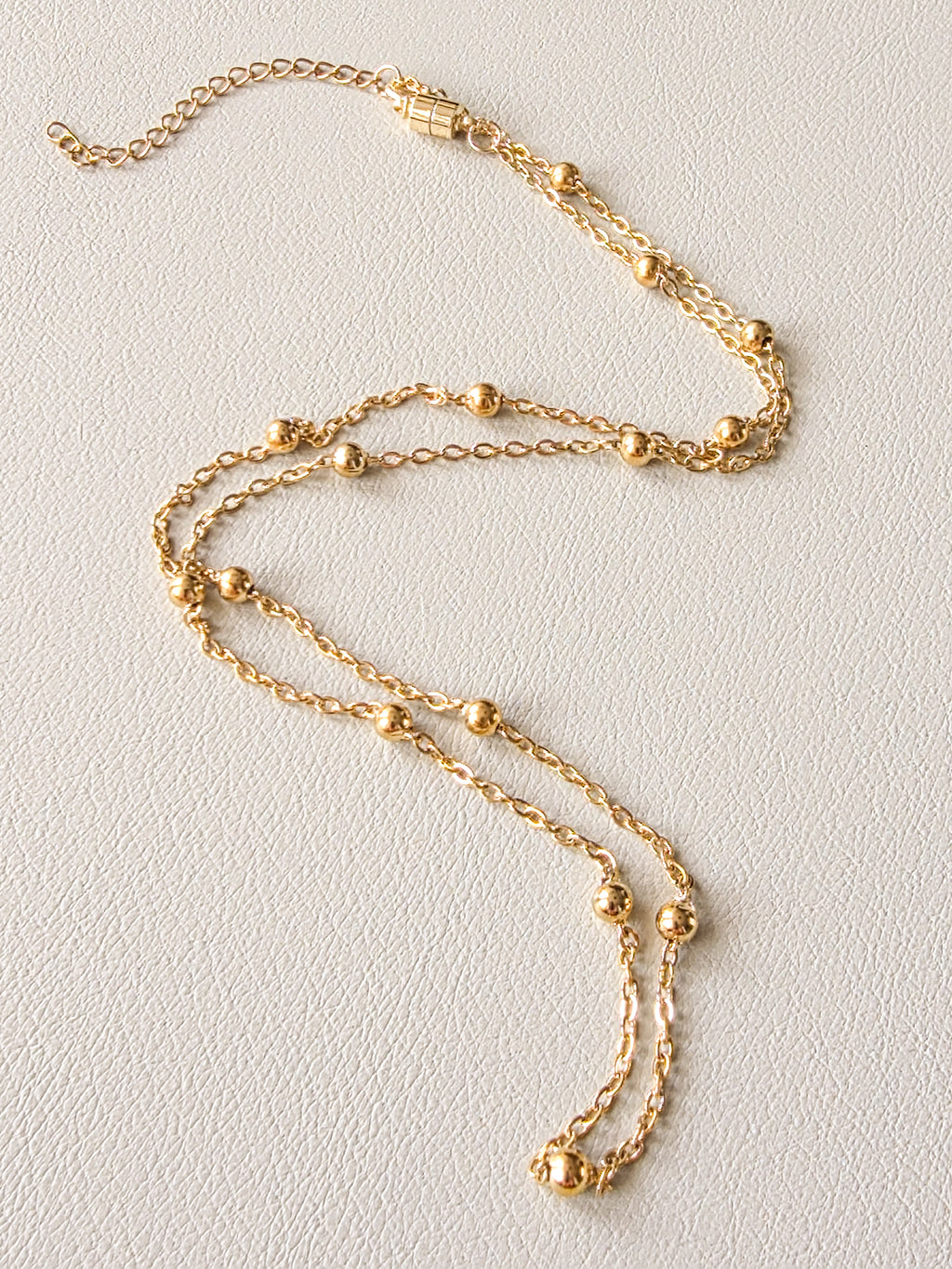 Gold Satellite Chain Necklace