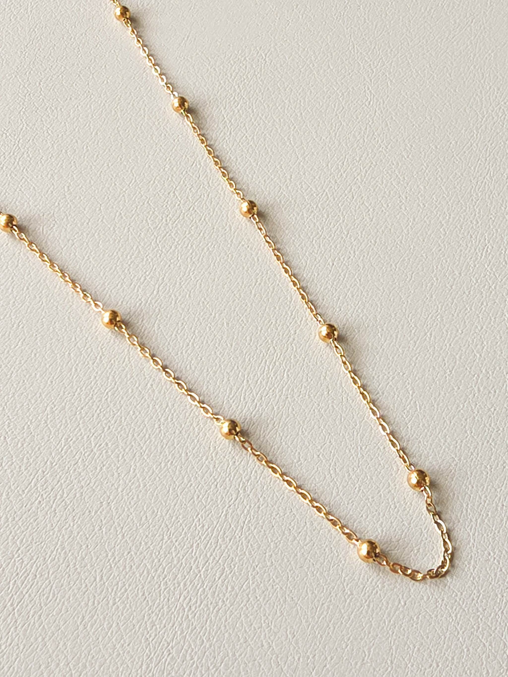 Gold Satellite Chain Necklace