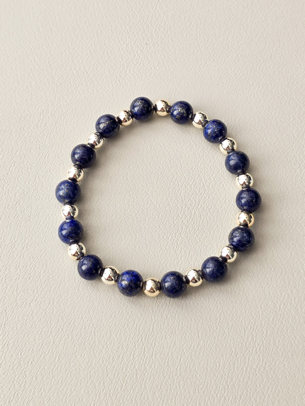 Lapis Lazuli Bracelet Stack | Gold-Filled