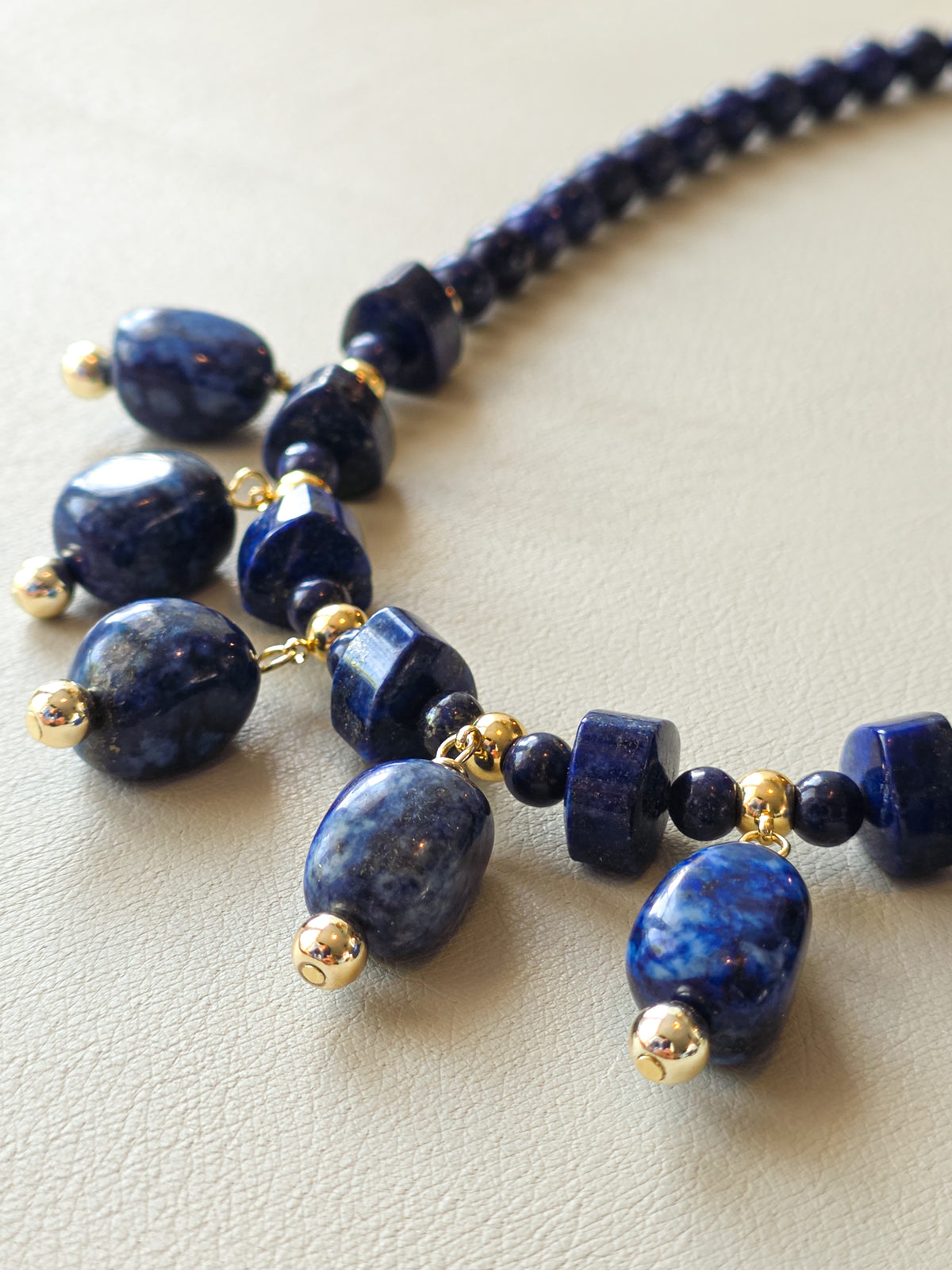 Lapis Lazuli Collar Statement Necklace